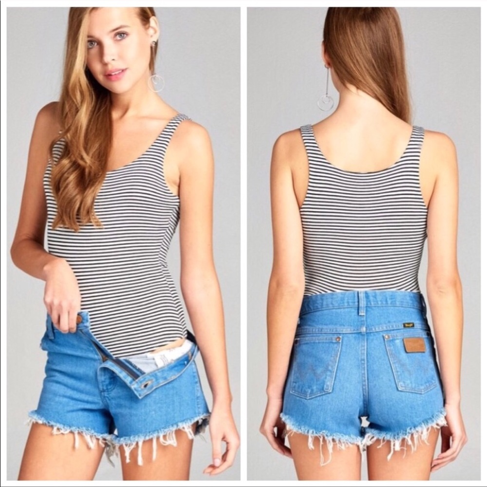Striped Bodysuit